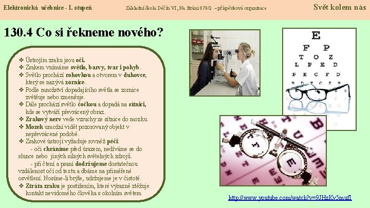 Elektronická učebnice - I. stupeň Základní škola Děčín VI, Na Stráni 879/2 – příspěvková