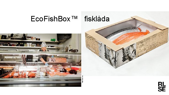 Bilder: Stora Enso Eco. Fish. Box™ fisklåda logo 