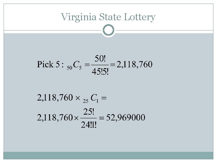 Virginia State Lottery 