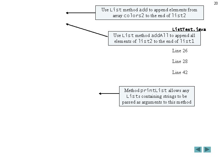 Outline Use List method add to append elements from array colors 2 to the Outline Use List method add to append elements from array colors 2 to the