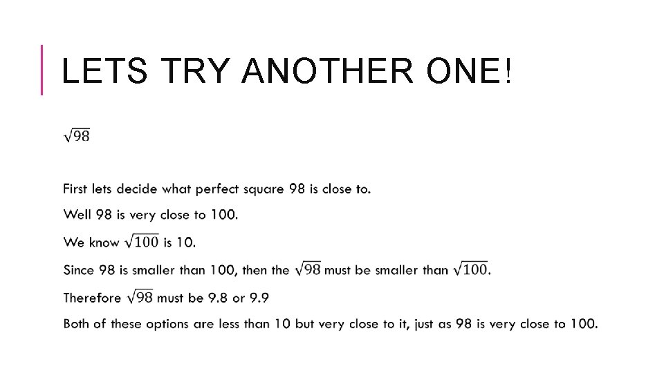 LETS TRY ANOTHER ONE! 