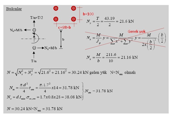 b=100 c=98=b Gerek yok 