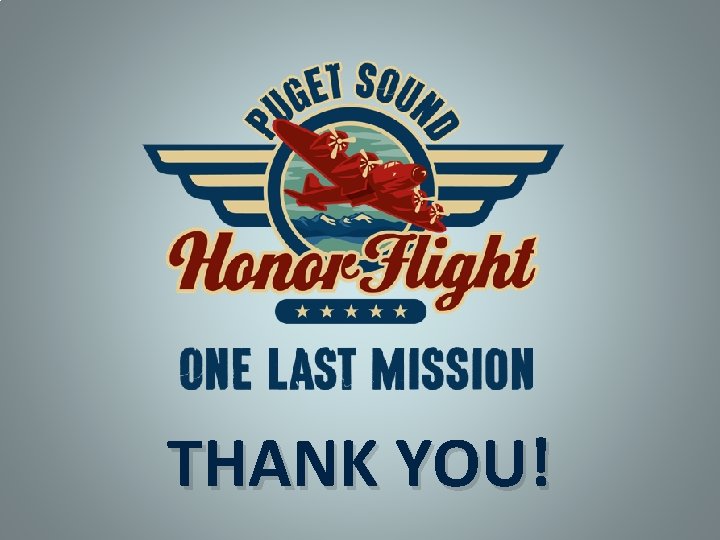 THANK YOU! 