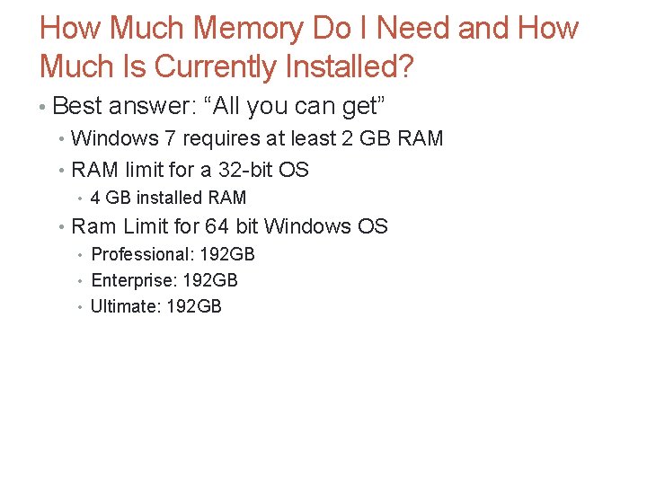 How Much Memory Do I Need and How Much Is Currently Installed? • Best