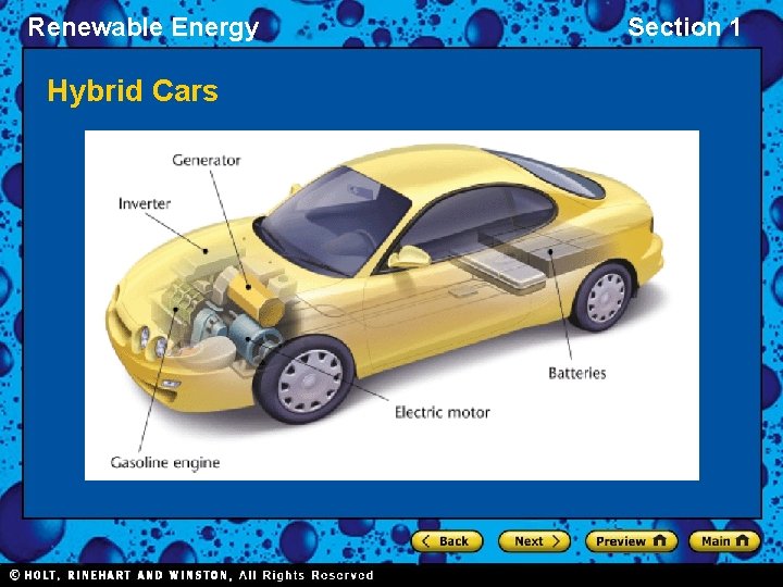 Renewable Energy Hybrid Cars Section 1 