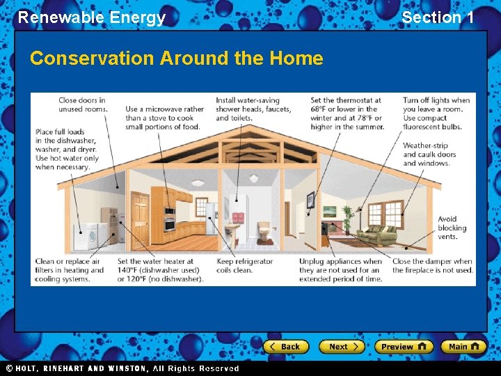 Renewable Energy Conservation Around the Home Section 1 
