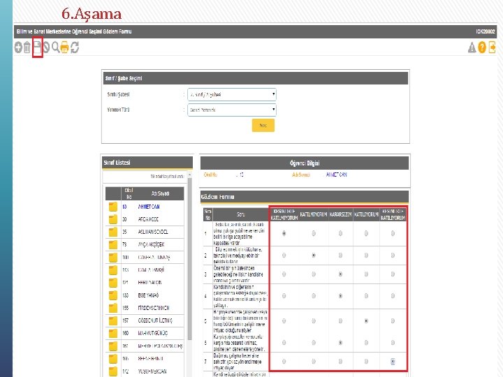 6. Aşama sorgunram. meb. k 12. tr 