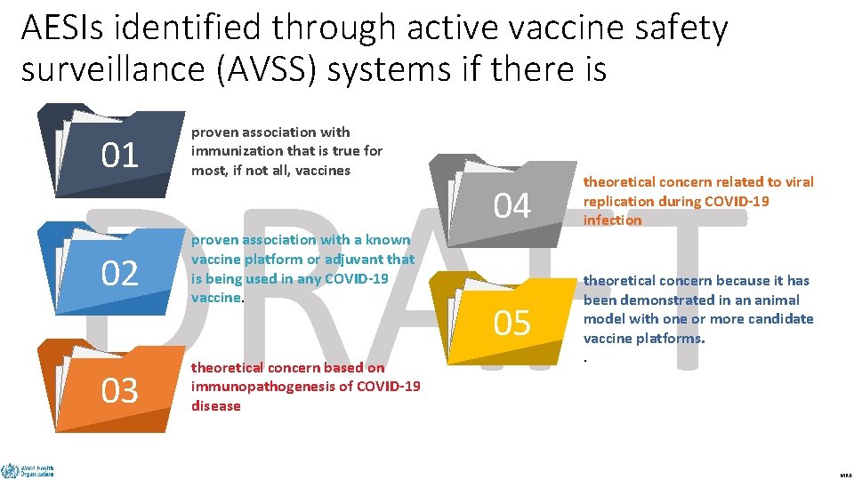 AESIs identified through active vaccine safety surveillance (AVSS) systems if there is proven association