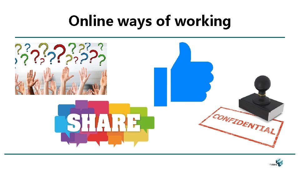 Online ways of working 