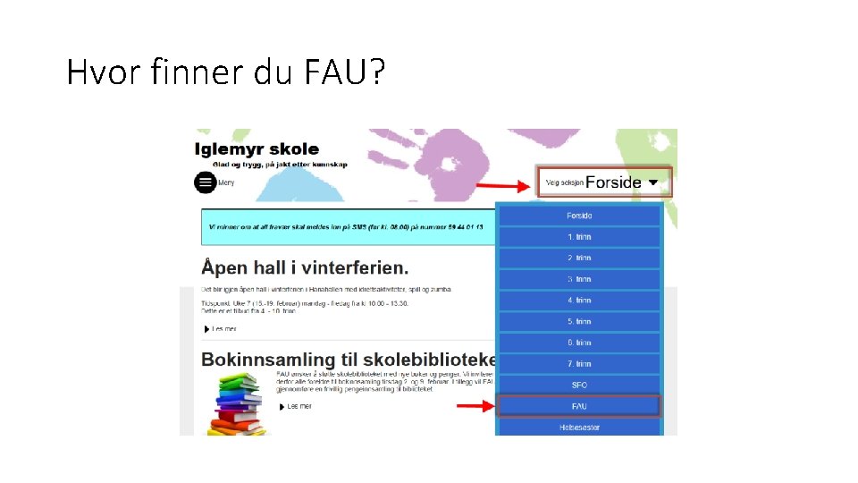 Hvor finner du FAU? 