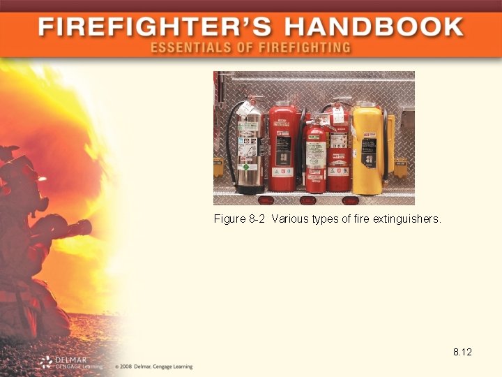 Figure 8 -2 Various types of fire extinguishers. 8. 12 