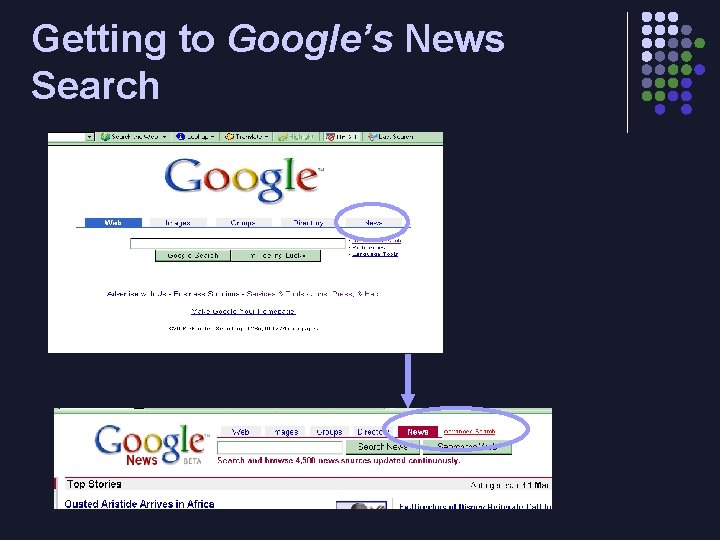 Getting to Google’s News Search 