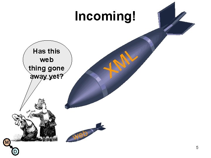 Incoming! L M X Has this web thing gone away yet? web M D