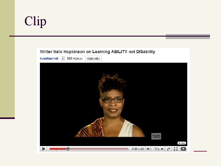 Clip http: //www. youtube. com/watch? v=Yk 7 in. ZOfv 7 M 