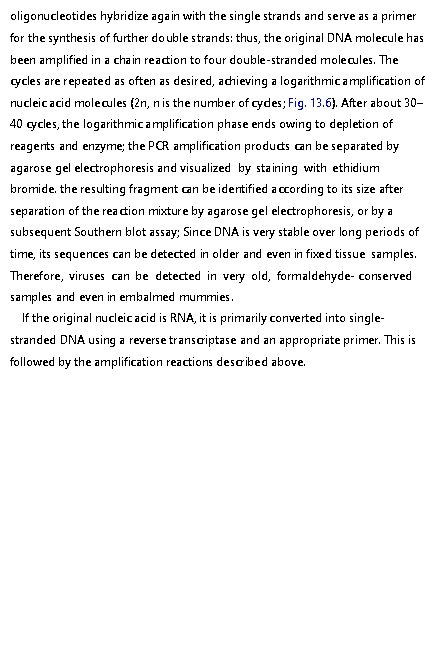 oligonucleotides hybridize again with the single strands and serve as a primer for the