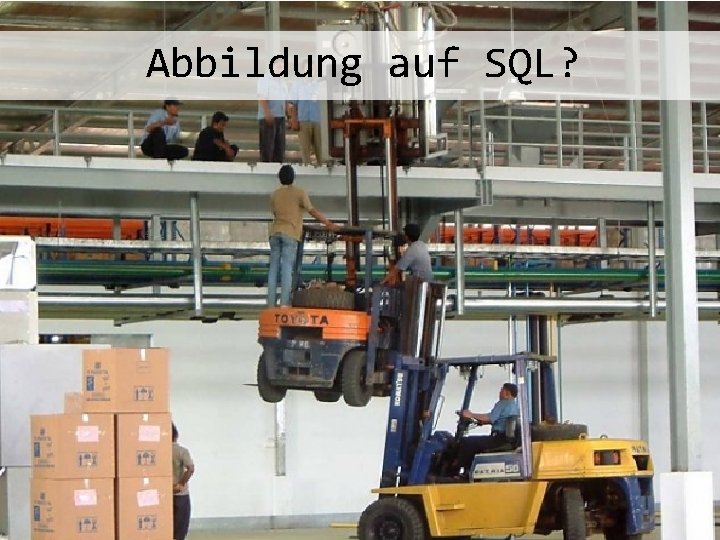 Abbildung auf SQL? 