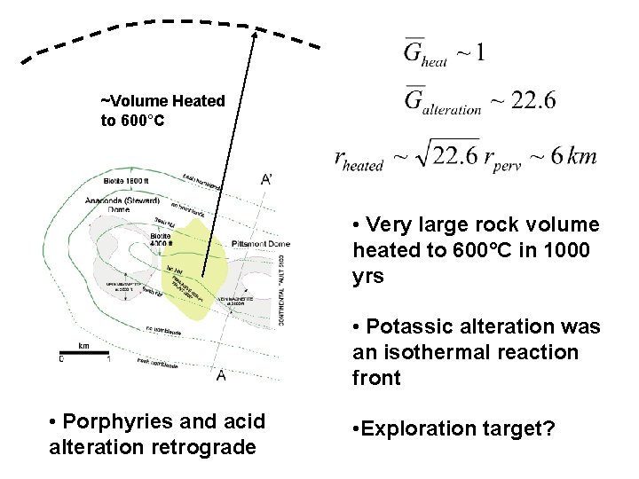 ~Volume Heated to 600°C • Very large rock volume heated to 600°C in 1000