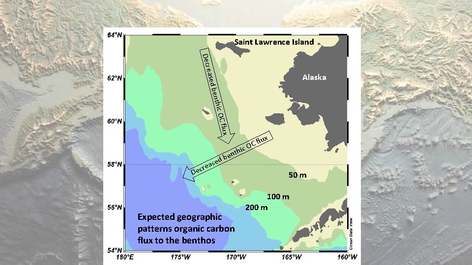 Saint Lawrence Island Decre ased Alaska ic OC benth flux ed s a re