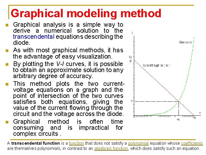 Graphical modeling method n n n Graphical analysis is a simple way to derive Graphical modeling method n n n Graphical analysis is a simple way to derive