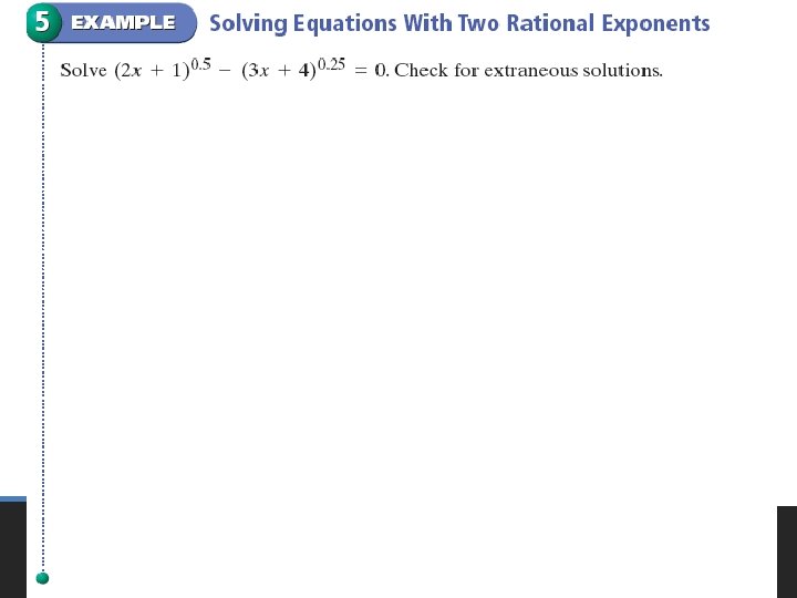 Radical Equation - Example 