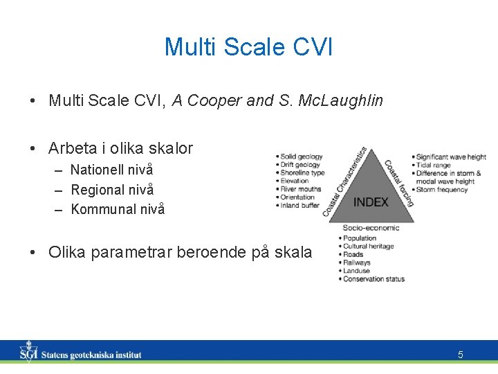 Multi Scale CVI • Multi Scale CVI, A Cooper and S. Mc. Laughlin •