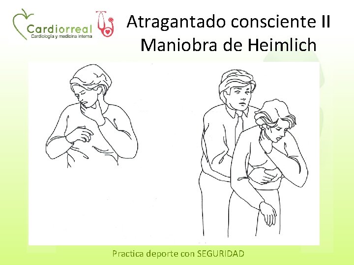 Atragantado consciente II Maniobra de Heimlich Practica deporte con SEGURIDAD 