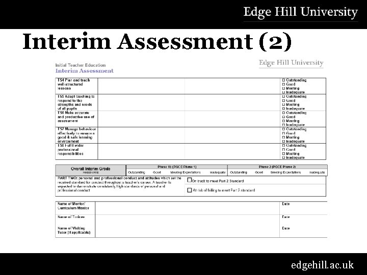 Interim Assessment (2) edgehill. ac. uk 