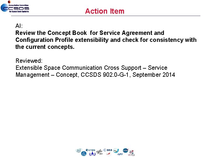 Action Item AI: Review the Concept Book for Service Agreement and Configuration Profile extensibility