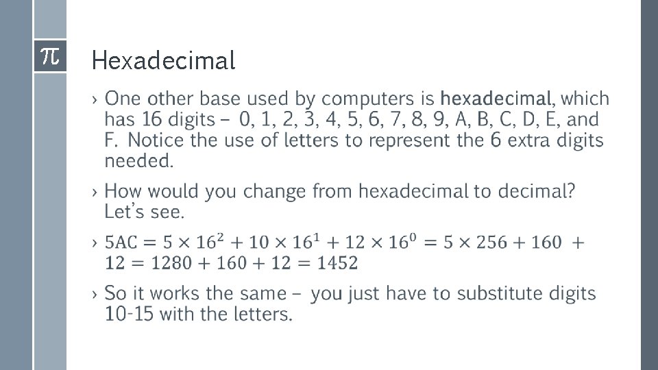 Hexadecimal › 