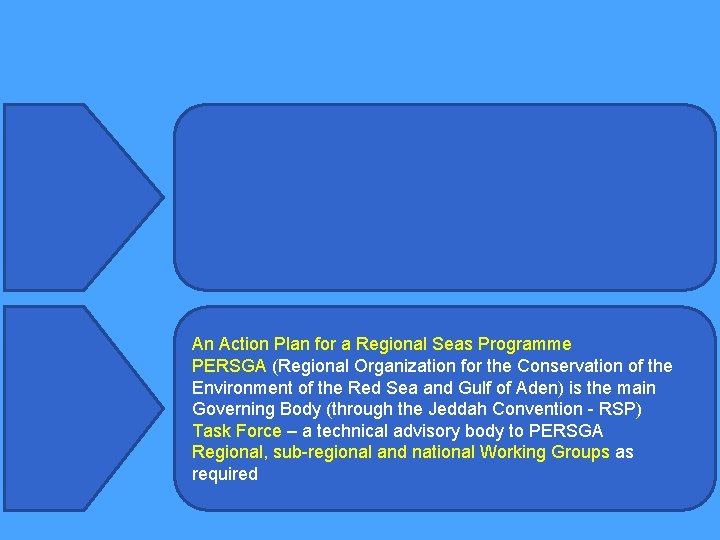 An Action Plan for a Regional Seas Programme PERSGA (Regional Organization for the Conservation