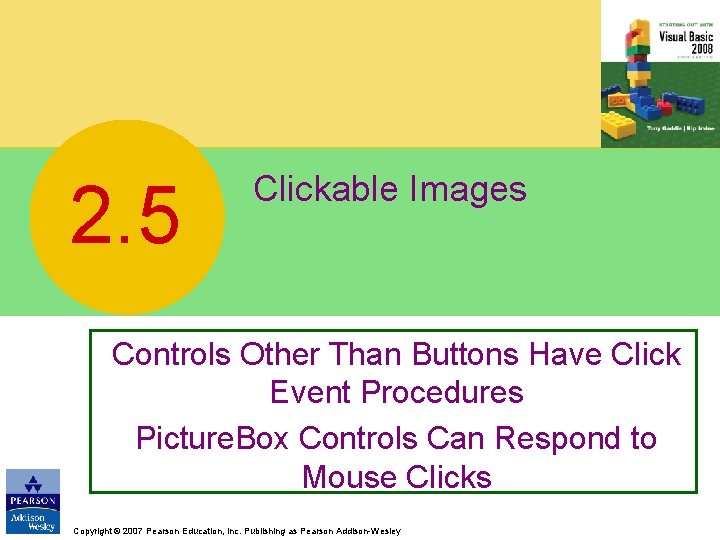 2. 5 Clickable Images Controls Other Than Buttons Have Click Event Procedures Picture. Box