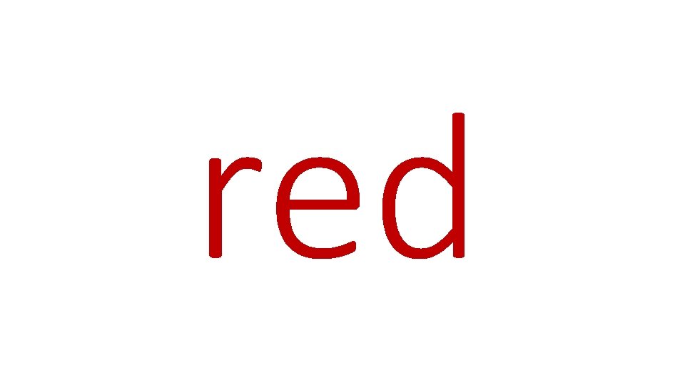 red 