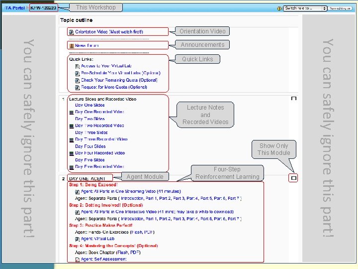 This Workshop Orientation Video Quick Links Lecture Notes and Recorded Videos Show Only This