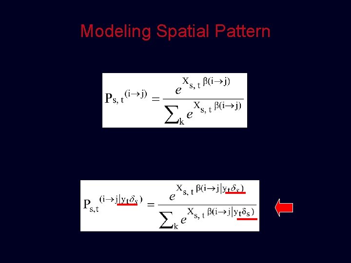 Modeling Spatial Pattern 