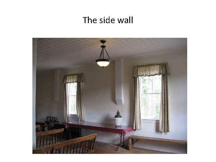 The side wall 