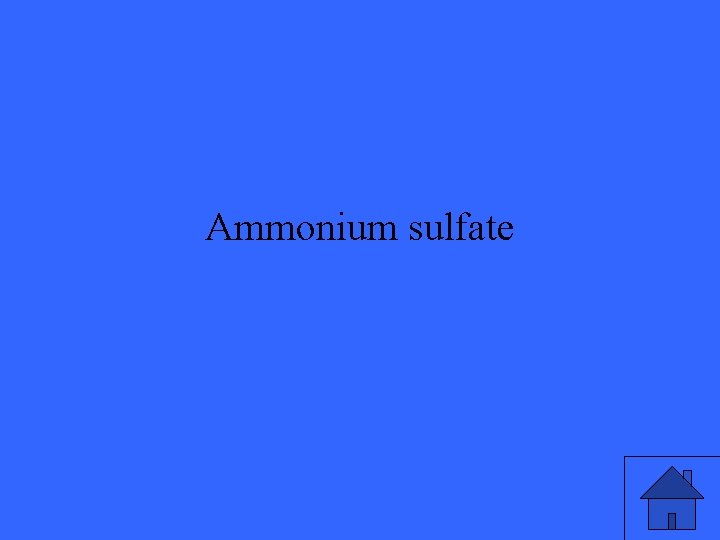 Ammonium sulfate 