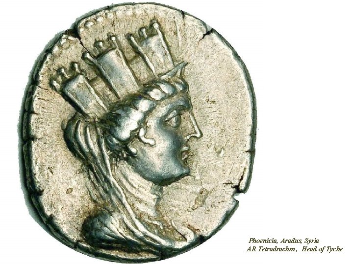 Phoenicia, Aradus, Syria AR Tetradrachm , Head of Tyche 