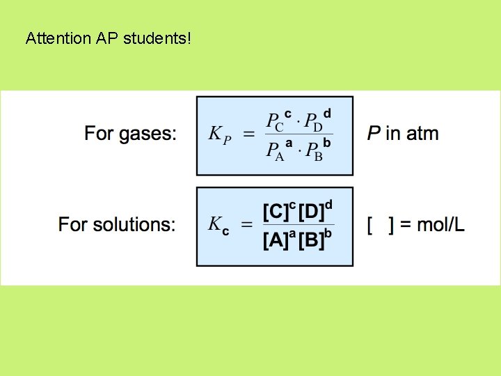 Attention AP students! 