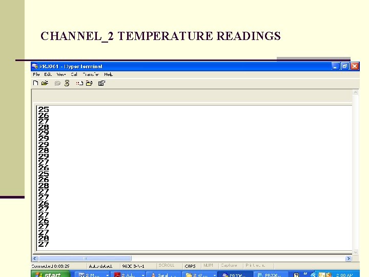 CHANNEL_2 TEMPERATURE READINGS 