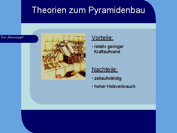Theorien zum Pyramidenbau Pyramiden gyptens und anderer Kulturen