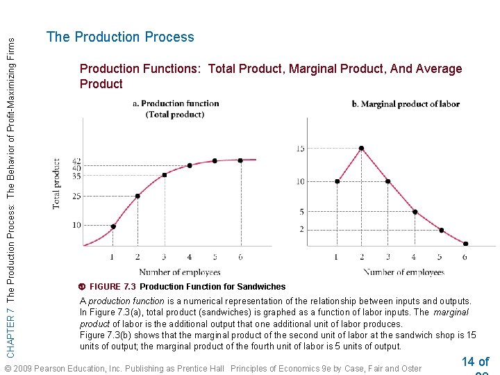 CHAPTER 7 The Production Process: The Behavior of Profit-Maximizing Firms The Production Process Production