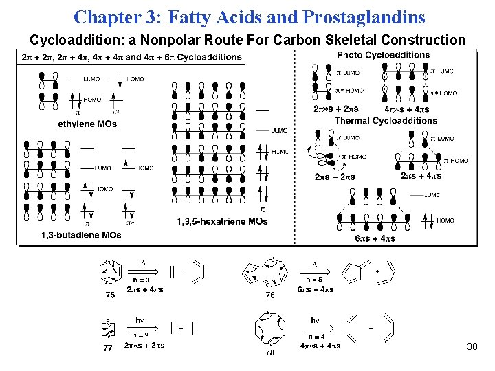 Chapter 3: Fatty Acids and Prostaglandins Cycloaddition: a Nonpolar Route For Carbon Skeletal Construction