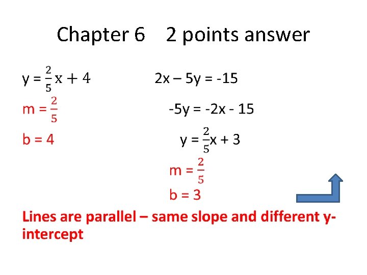 Chapter 6 2 points answer • 