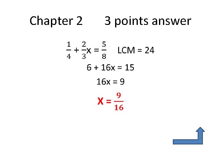 Chapter 2 • 3 points answer 