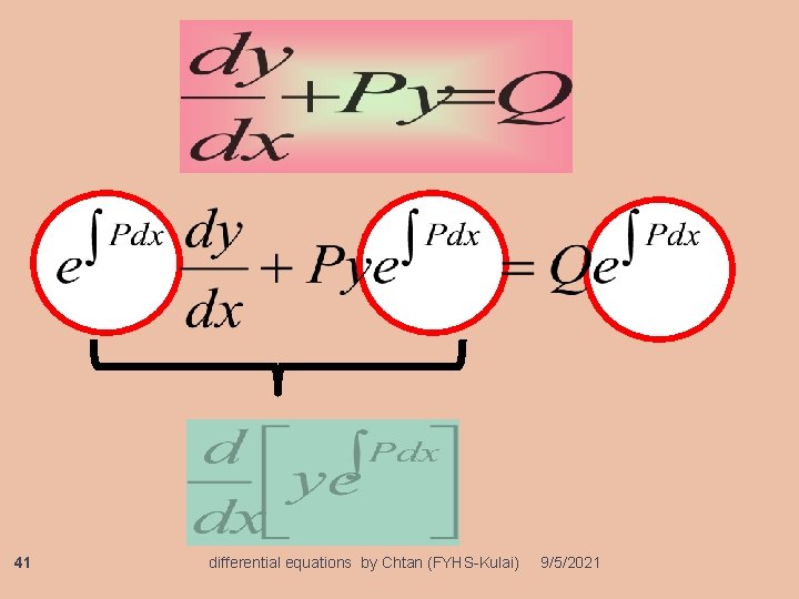 41 differential equations by Chtan (FYHS-Kulai) 9/5/2021 