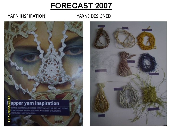 FORECAST 2007 YARN INSPIRATION YARNS DESIGNED 