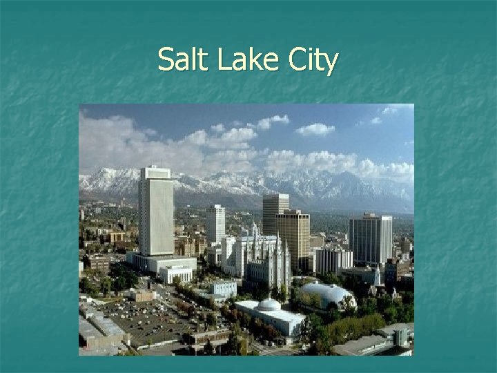 Salt Lake City 