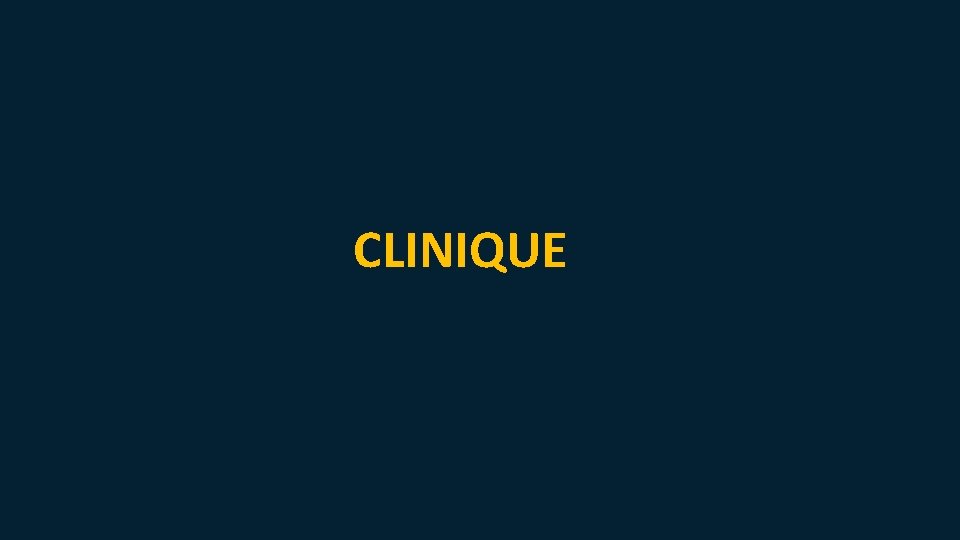 CLINIQUE 