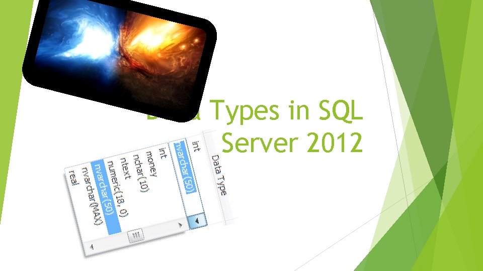 Data Types in SQL Server 2012 