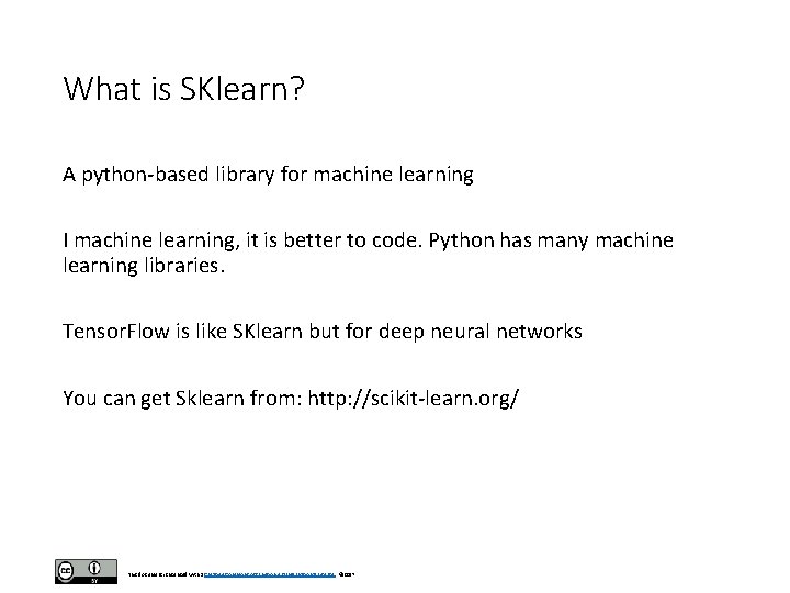 What is SKlearn? A python-based library for machine learning I machine learning, it is What is SKlearn? A python-based library for machine learning I machine learning, it is